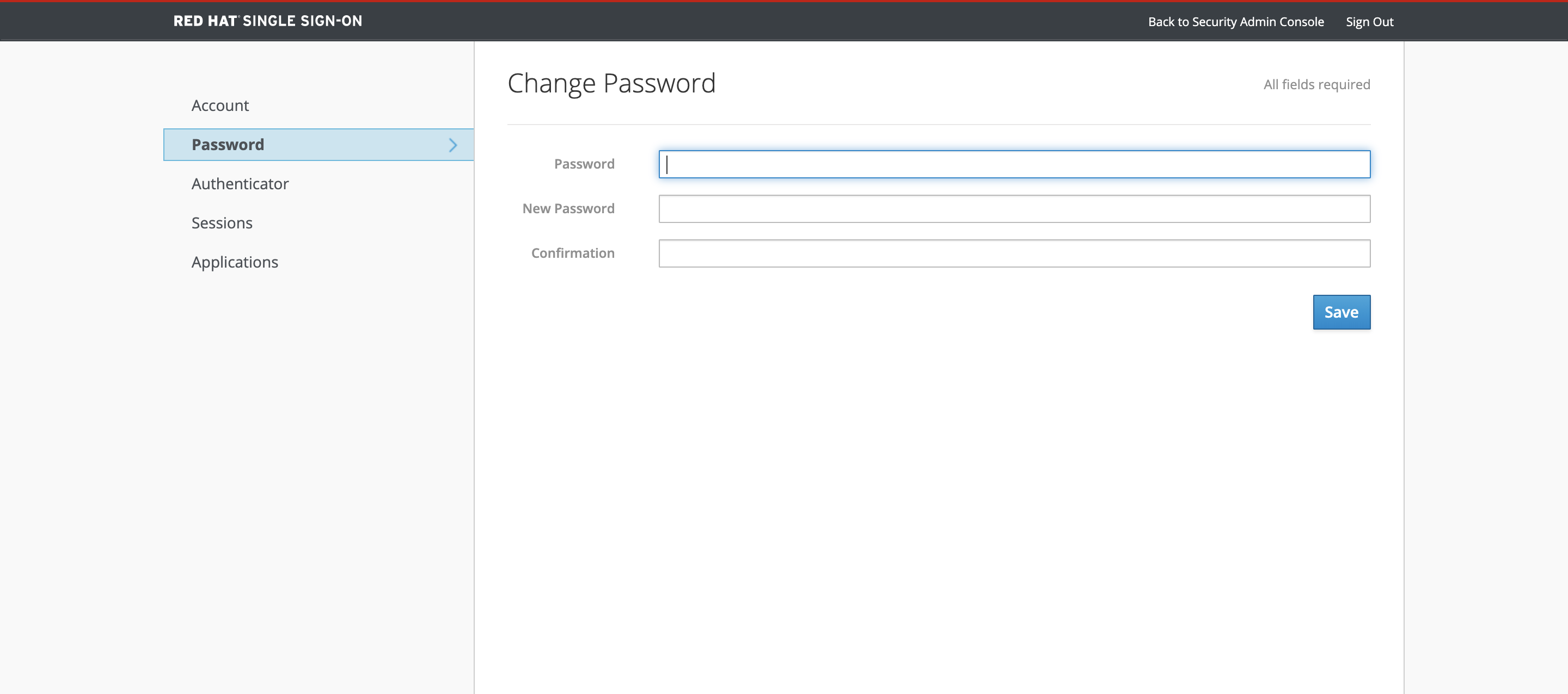 Change Admin Password